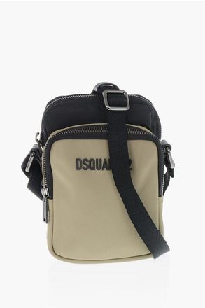 Dsquared2 Bicolour Shoulder Bag CORDURA with Embossed Logo size One Size