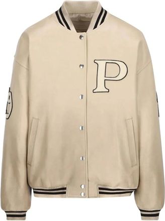 Prada Heren, Jassen, Beige, Maat: S Zijde