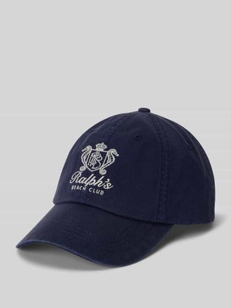 Polo Ralph Lauren Basecap mit Label Stitching in Marine, Gr&ouml;&szlig;e 1