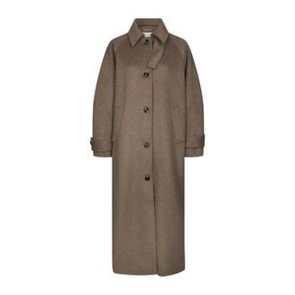 Neo Noir Keaton Wool Coat - Coats - Mujer - Marr&oacute;n - XS