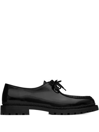 Saint Laurent Marbeuf derby schoenen met vlakken - Zwart