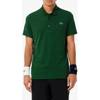 Lacoste Novak Djokovic Regular Fit Polo in 132 Green at Nordstrom, Size 8