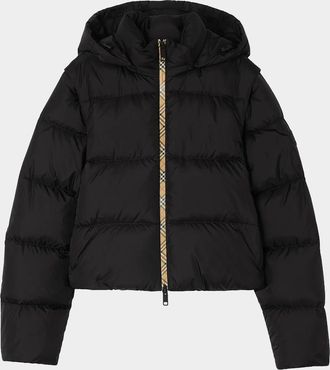 Burberry Langdale Hooded Convertible Puffer Jacket