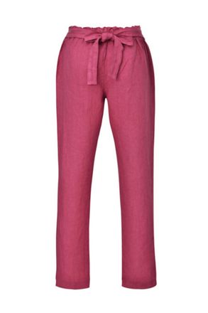 Guadalupe Design Venus Linen Pants In Lilac