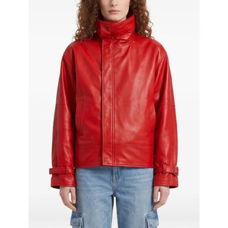 Balenciaga Round Bomber In Red