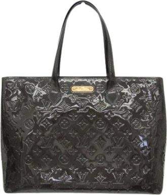 Louis Vuitton Pre-owned Tote Bags, female, Blue, Size: ONE SIZE Pre-owned Wilshire MM