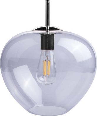 Paco Home Paco Home - L&aacute;mpara De Techo Suspendida Sal&oacute;n Dormitorio Altura Ajustable Vidrio E27 Sin Bombillas, Chromo Claro