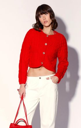 Walter Baker Claire Cardigan, Red