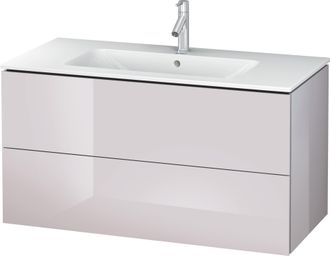 Duravit Duravit L-cube Mueble De Pared, Ancho 1020mm, Profundidad 481, 2 Cajones, Se Ajusta A Las Necesidades Del Cliente. Art&iacute;culo 233610, Color: Laca Blanca