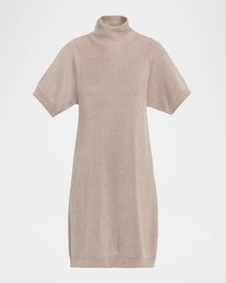 Brunello Cucinelli Sparkling Cotton Mini Dress