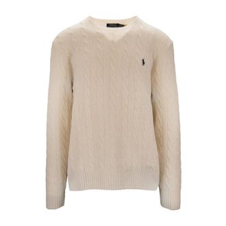 Ralph Lauren Hombre, Jerseys, Blanco, Talla: XL