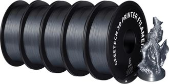 OEM Filamento Para Impresi&oacute;n 3d, Petg Duradero, F&aacute;cil De Usar, Plateado