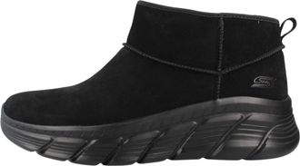 Skechers Bobs B Flex Hi - Hi Frost - Dames - Schoenen - Zwart - Maat: 38 EU Leer