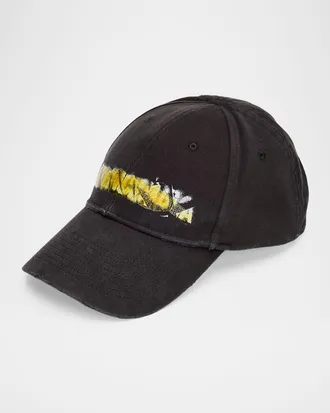 Balenciaga Messy Cotton Baseball Cap