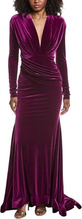 Issue New York Velvet High-Low Gown