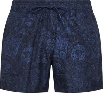Etro Beachwear, male, Multicolor, M, Paisley Swim Shorts