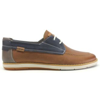 Pikolinos Jucar M4E-1035BFC1 Leather Mens Boat Shoes - Brandy - Size:UK 10.5-11
