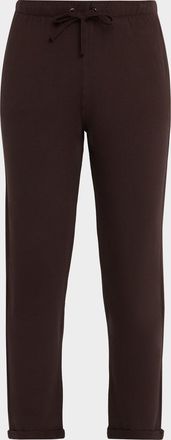 Majestic Filatures Cropped Drawstring French Terry Pants