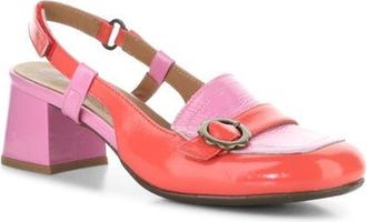 FLY London Pemy Slingback Pump in Pink/Scarlet at Nordstrom, Size 10-10.5Us