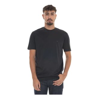 Emporio Armani T-shirt - Heren - T-shirts - Blauw - 2XL - Katoen - Tops