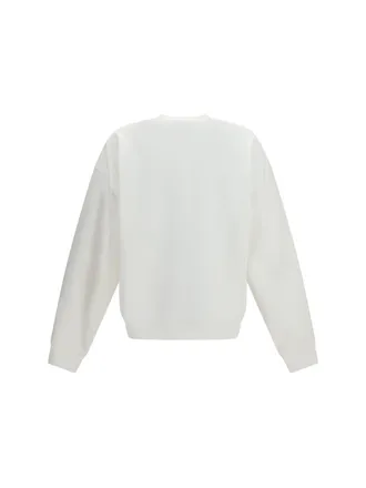Dsquared2 Logo Print Crew Neck Sweatshirt - White