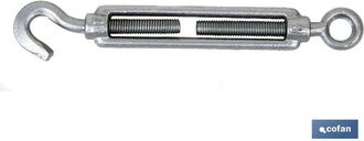 cofan Cofan - Tensor Gancho-anilla Zinc. Din 1480 M-14, El Tensor Gancho - Anilla Zincado Din-1480 Se Utiliza Para Aparejar Cables, Barras, Cabos Dise&ntilde;ado P