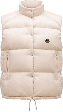 Moncler Gilet reversibile in piuma Tibb - - Jackets - Donna - Rosa - XS