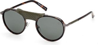 Timberland TB00090 Polarized 52R Mens Sunglasses Tortoiseshell Size 51