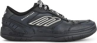 Balenciaga Schoenen, Heren, Zwart, 45 EU, Leer, Hamptons Sneaker