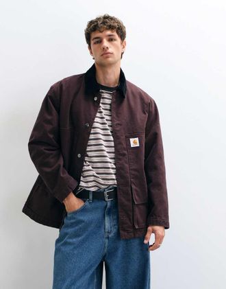 Carhartt Work in Progress Lander cappotto marrone scuro