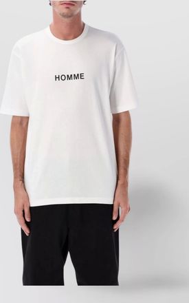 Comme Des Garçons crew neck short sleeve logo t-shirt