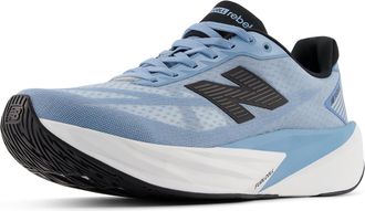 New Balance Mens FuelCell Rebel V5 Running Shoes, Still Water/Raincloud/White, 10 Wide