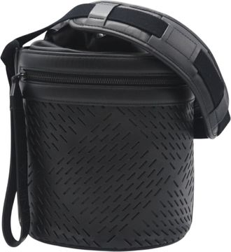 Bottega Veneta Black Leather Shoulder Bag (Pre-Owned)