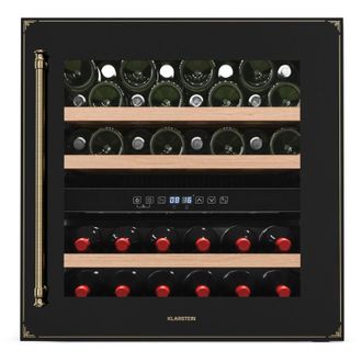 Klarstein Klarstein Vinsider Victoria 36 - Frigorifero per vini 36 bottiglie Touch Protezione UV LED Silenzioso 3 ripiani