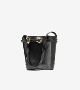 Cole Haan Womens Alexandria Bucket Bag - Black