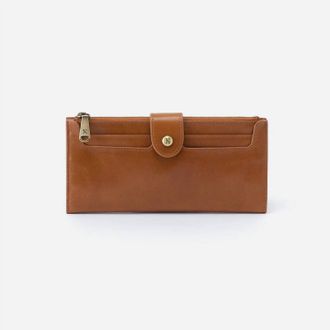 Hobo Womens Dunn Continental Wallet In Truffle