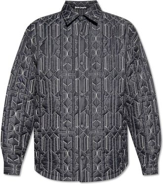 Palm Angels Quilted Jacket - Heren - Zomerjassen - Zwart - XL - Nylon - Jassen