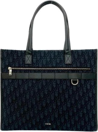 Dior Pre-owned Canvas Tote - Dames - Vintage Shopper - Zwart - ONE Size - Vintage