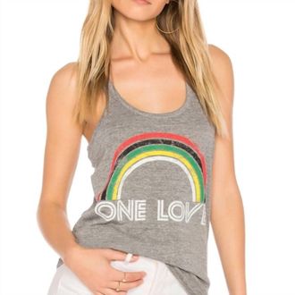 Chaser One Love Tank In Grey