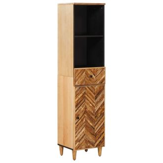 vidaXL Mueble De Cuarto De Ba&ntilde;o Con Caj&oacute;n Marr&oacute;n 38 X 33,5 X 160 Cm Vidaxl