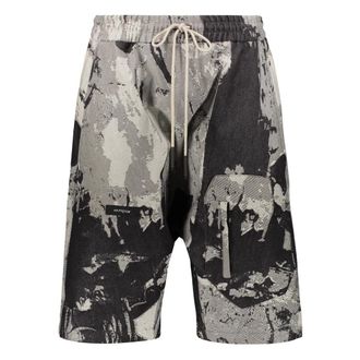 ISO.POETISM Casual Shorts, male, Black, Size: L Cotton bermuda shorts