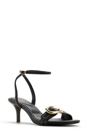 Aldo Emmarose Ankle Strap Sandal in Black at Nordstrom, Size 7.5