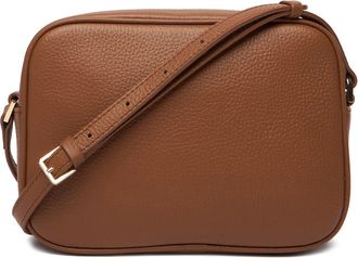Patrizia Pepe Womens Shoulder Camera Bag Tan Leather