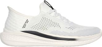 Skechers Mens Slade-Quinto Hands Free Slip-in Moccasin, White, 9 UK