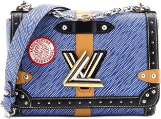 Louis Vuitton Twist Handbag Limited Edition Trunks Epi leren MM schoudertas - Zwart
