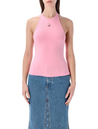 Marine Serre Top Rosa