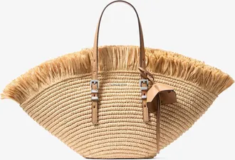 Michael Kors Isa Small Hand-Crocheted Tote Bag