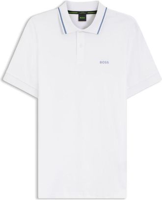BOSS Paddy slim-fit polo shirt in interlock cotton