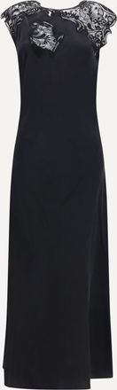 Ferragamo Abito in seta con pizzo Woman 42