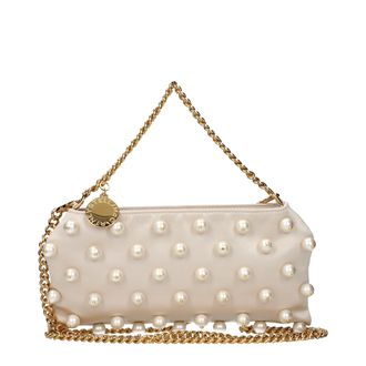 Stella McCartney Beige Fabric Womens Handbag